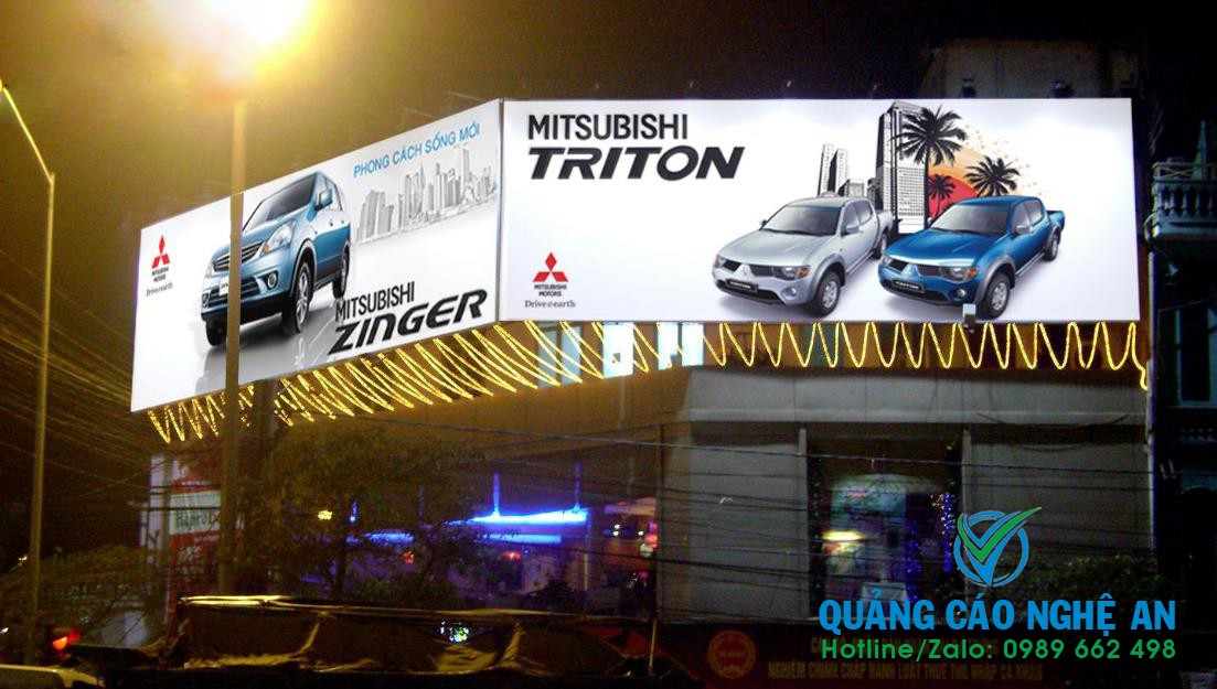 Biển quảng cáo bạt hiflex tại Nghệ An